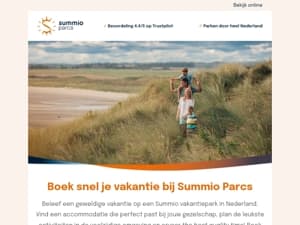 Boek nu jouw ideale vakantie in Nederland bij Summio Parcs 🏡