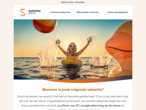 Wanneer is jouw volgende vakantie?