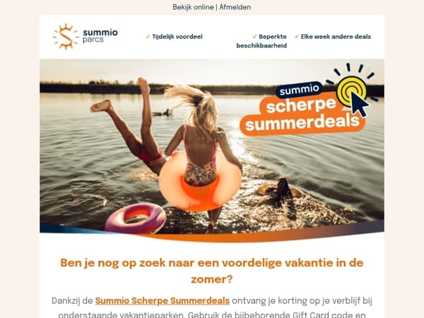 De beste Summer Deal tot nu toe — boek snel jouw voordeel!