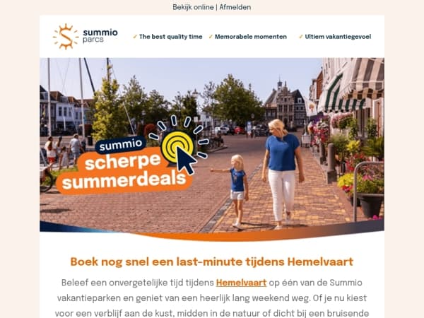 Last-minute hemelvaartweekend vanaf € 381