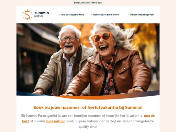 Verleng de zomer en pak je korting!