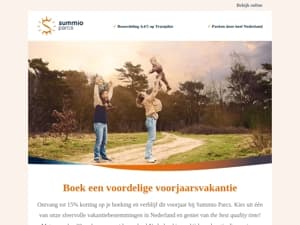 Ontvang tot 15% voorjaarskorting op je boeking! 🏡
