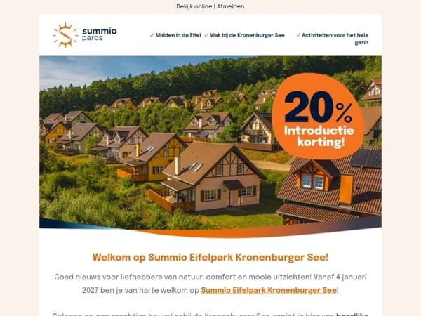 Welkom: Summio Eifelpark Kronenburger See! ✨