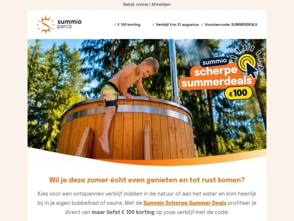 Deze zomer écht even genieten? 🫧