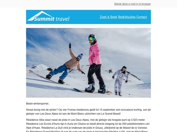 Speciale exclusieve kortingen op vier Franse résidences!😍