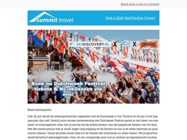 Dutchweek Val Thorens boeken bij Summit Travel!😍