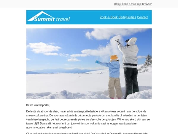 Leg nu alvast jouw wintersportvakantie vast! 😍