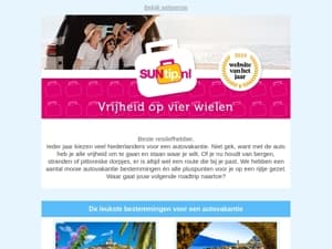 Met de auto op vakantie?
