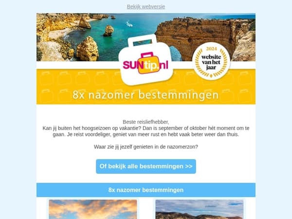 Op vakantie als de drukte voorbij is?