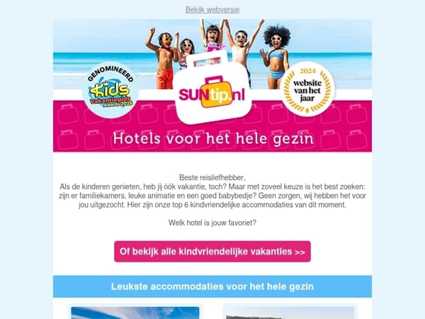 Kindvriendelijke toppers voor de zomer