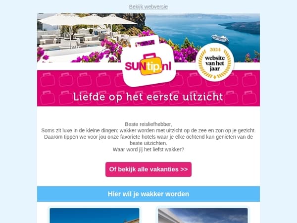 Elke ochtend zeezicht? Yes please!