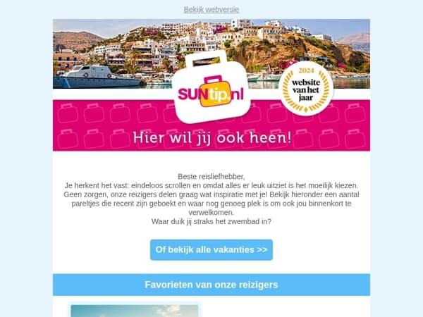 Nog geen vakantie geboekt?