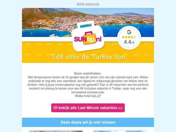 Nog geen zomervakantie geboekt?