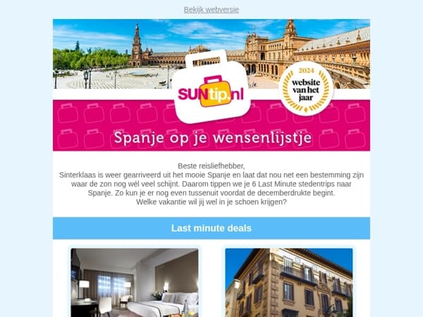 Sinterklaas is weer in het land!