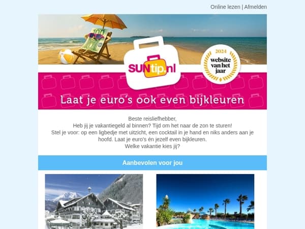 Ruil jij je vakantiegeld om voor de zon?