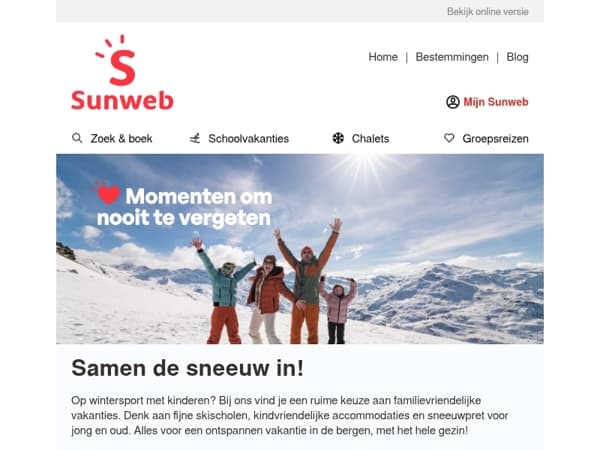 👨‍👩‍👧‍👦 Met de familie naar de sneeuw?