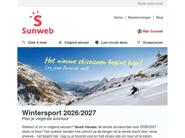 Goed nieuws! Volgend seizoen staat klaar 🤩