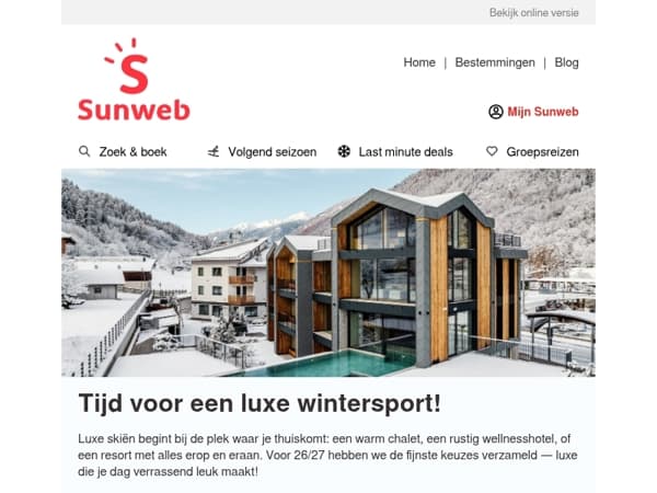 Trakteer jezelf op een luxe skivakantie