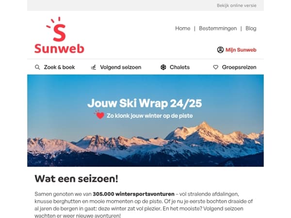 Mail, dit is jouw Ski-seizoen Wrapped!