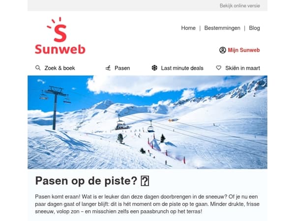 Op naar een witte Pasen!