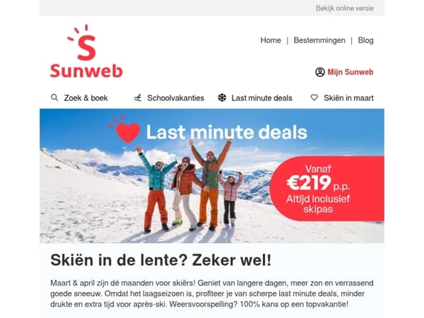 Al lentekriebels? ☀️