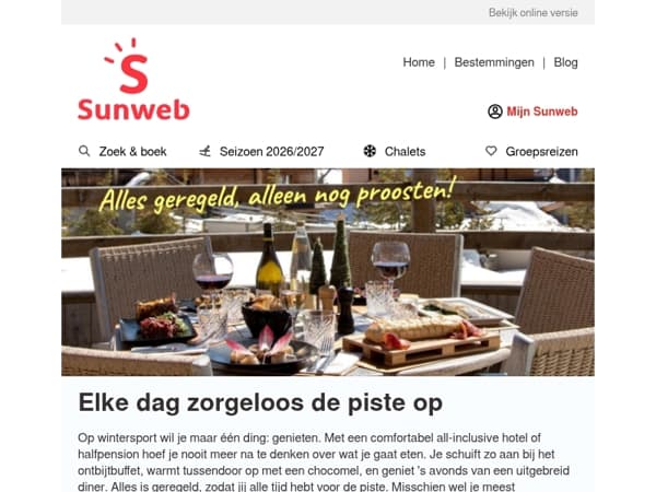 Zo relaxed: all-inclusive wintersport