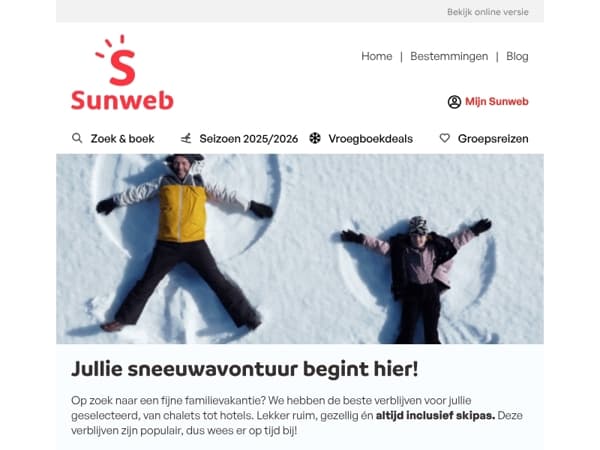 Topverblijven voor families ❄️