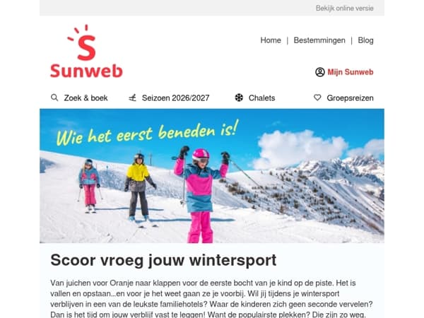 🥵 Zin in verkoeling? Boek nu jouw wintersport