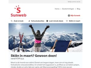 In maart skiën = meer zon, top sneeuw & deals! ☀️