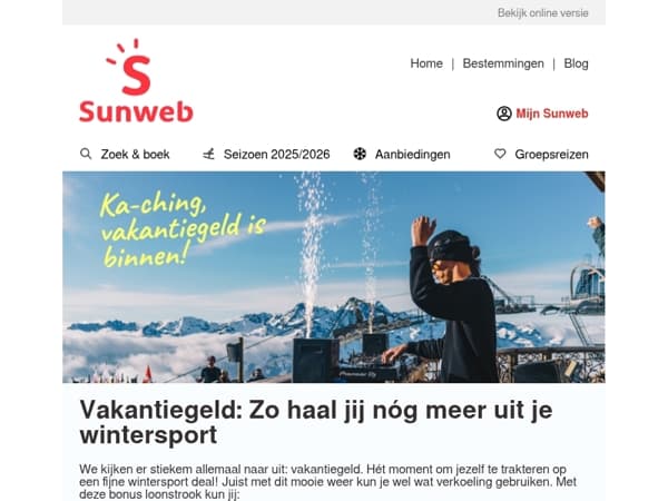 Je vakantiegeld is er! En het heeft plannen