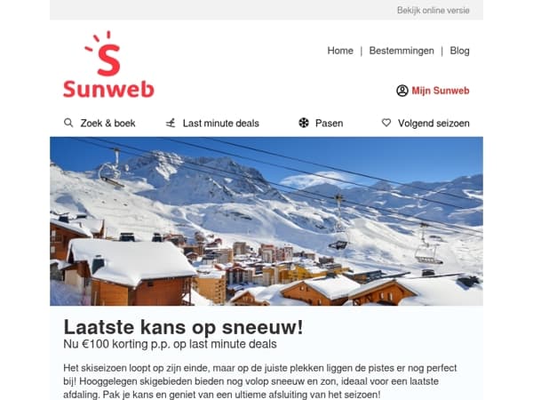 Topcondities tot het einde! ⛷️