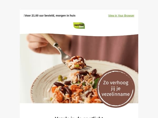 Je vezelinname verhogen? Zo doe je dat!