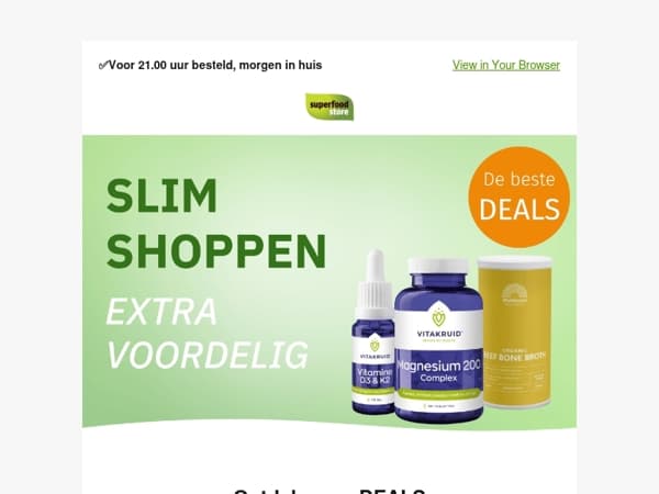 Ontdek snel onze DEALS