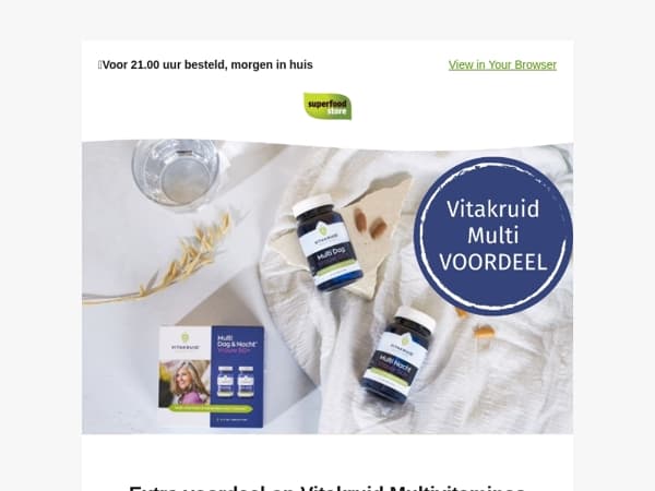 Deze week: extra korting op Vitakruid Multivitamines