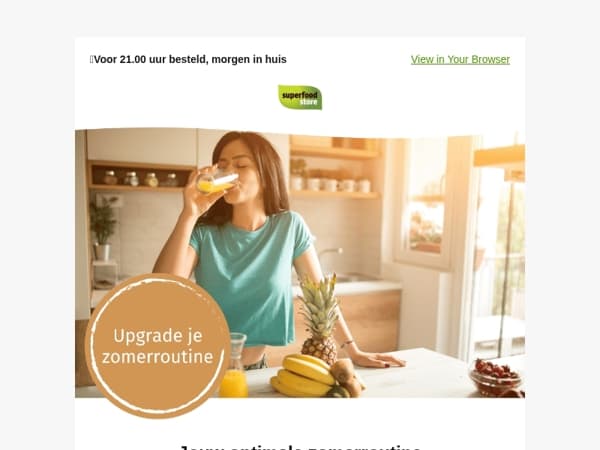 Boost je zomerroutine ☀️