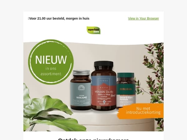 Ontdek onze nieuwste aanwinsten🤩