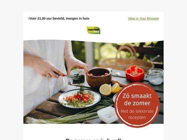 Zomerse smaken op je bord☀️