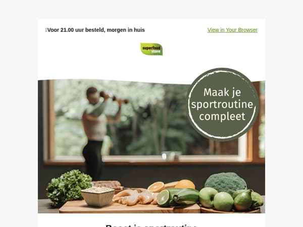 Alles voor jouw sportroutine 🏋️‍♀️