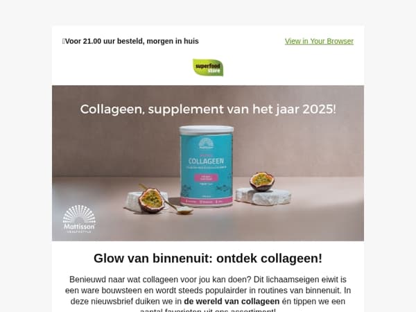Collageen: supplement van het jaar 2025 ✨