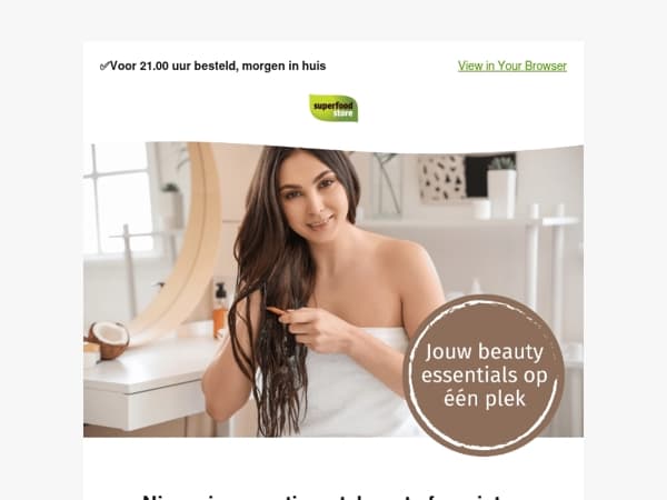 Shop de nieuwste BEAUTY merken: nu met introductiekorting