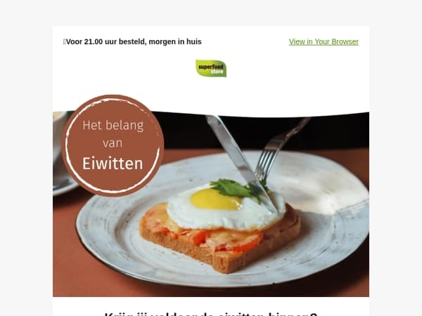 Krijg jij genoeg eiwitten binnen?🥚