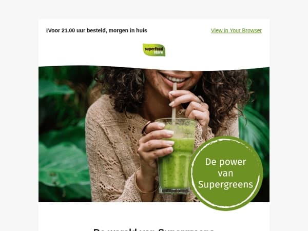 De kracht van supergreens