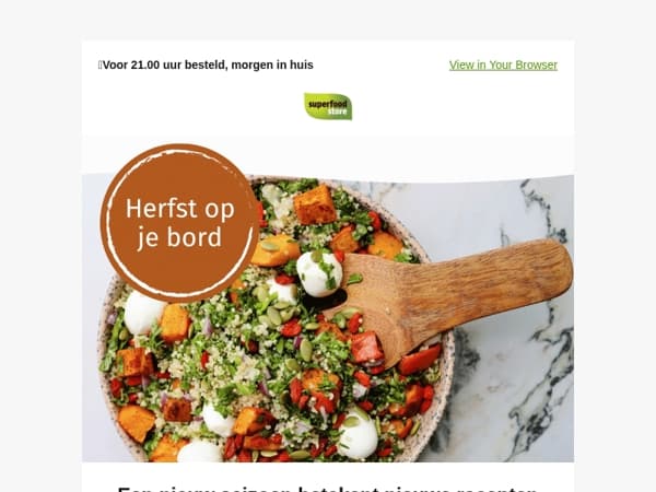 De smaken van de herfst op je bord
