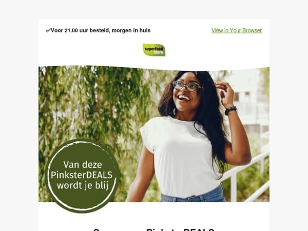 Shop onze Pinkster DEALS