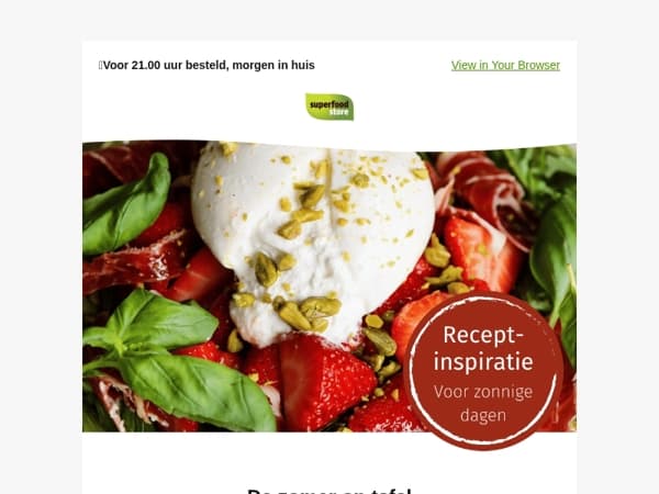 Zomerse receptinspiratie☀️🍽️