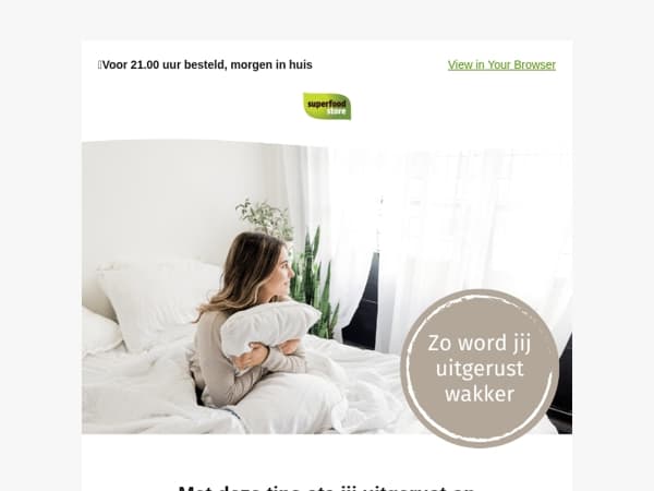 Uitgerust wakker worden? Lees onze tips! 🥱