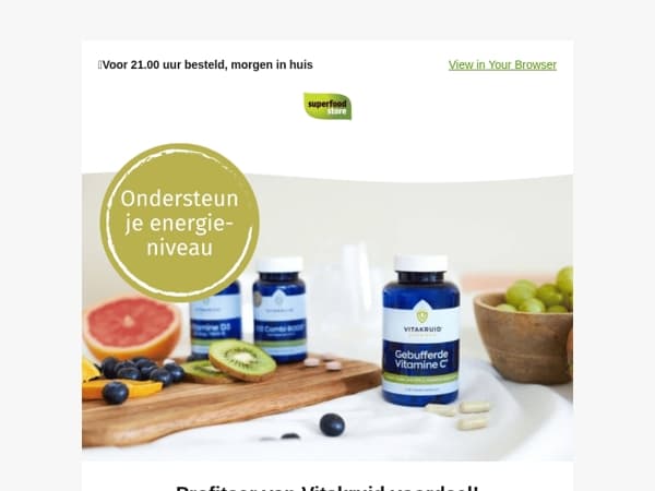 Vitakruid Voordeel: ondersteun je weerstand