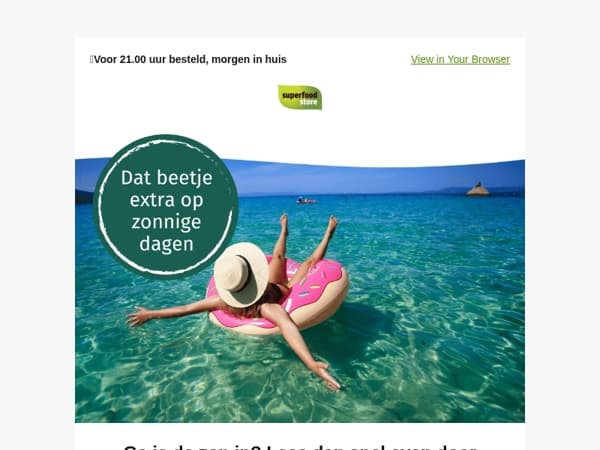 Ga je de zon in?☀️