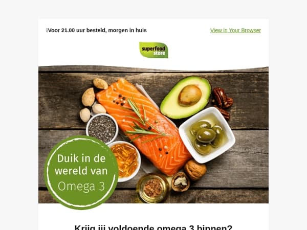 Krijg jij voldoende omega 3 binnen? 🐟