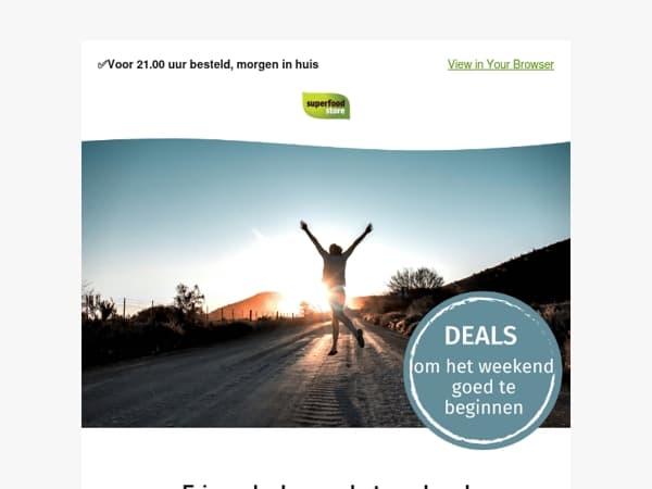 Ontdek onze Weekend Deals